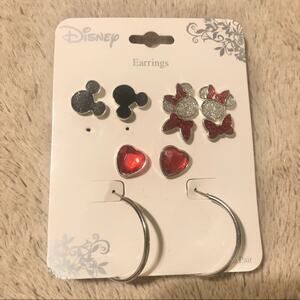 Disney Glitter Earring Set